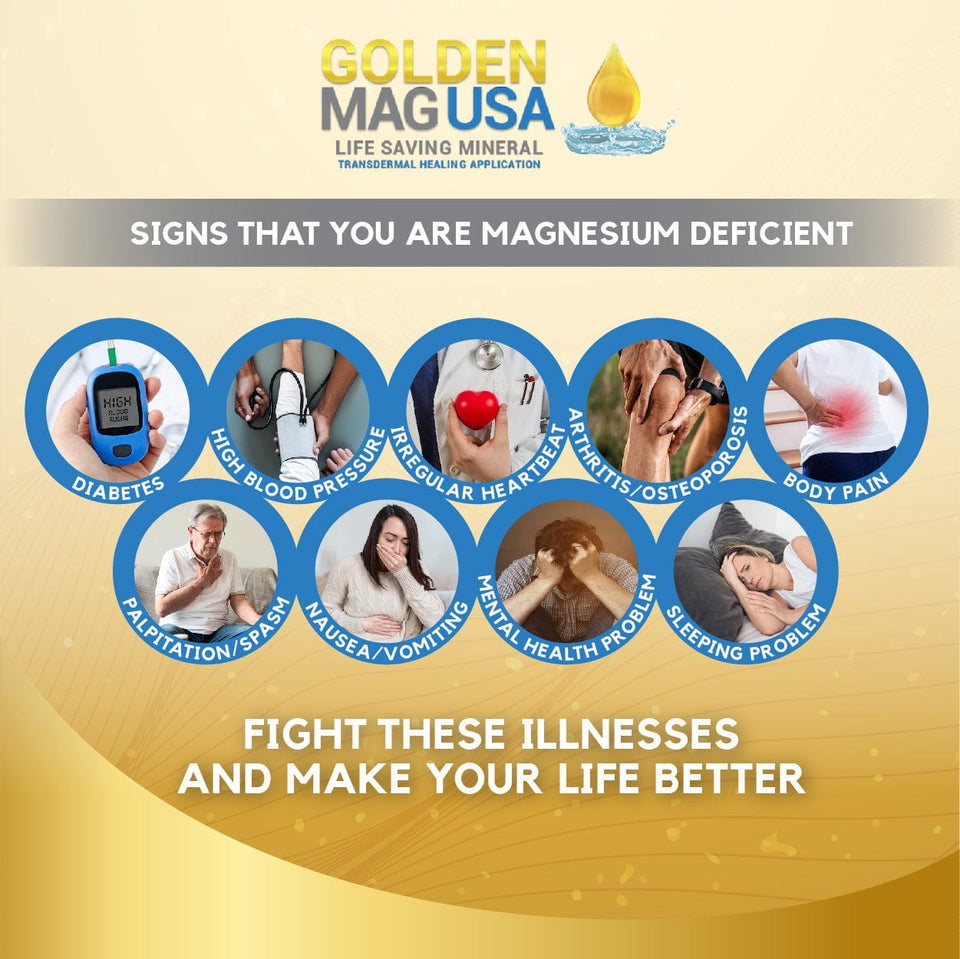 Magnesium USA Spray - Golden Mag