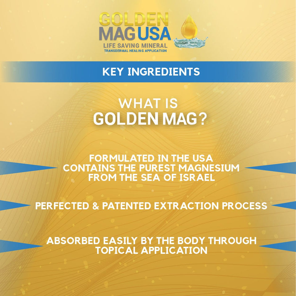 Magnesium USA Spray - Golden Mag