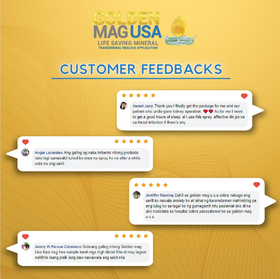 Magnesium USA Spray - Golden Mag